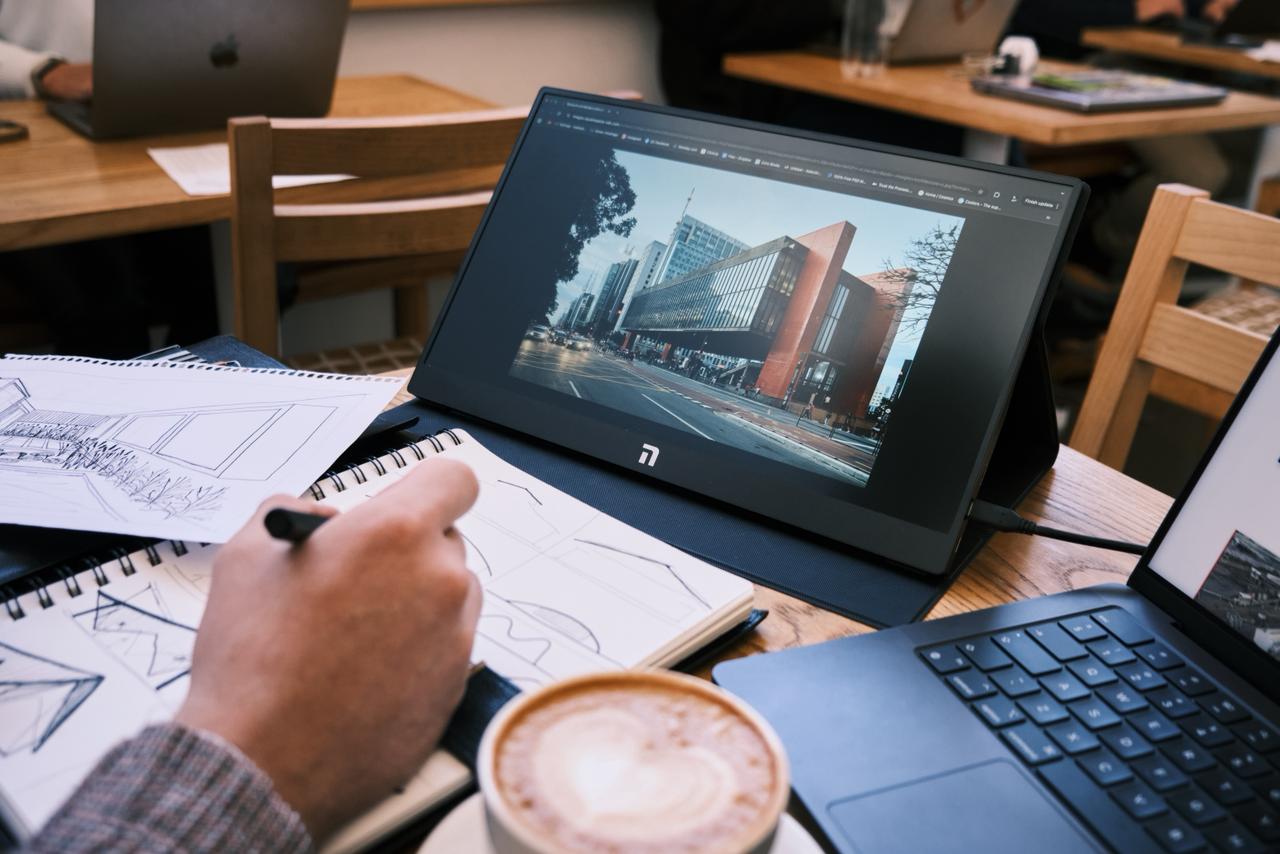 Novus NOV-PM156-FHD 15.6″ FHD IPS Portable Monitor - USB-C and Mini HDMI