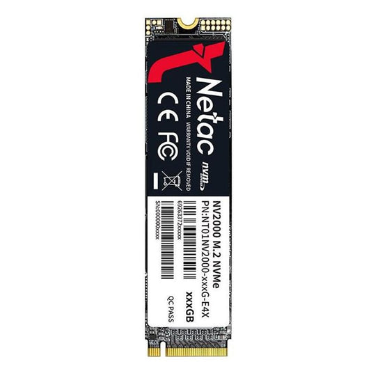 Netac NV2000 512GB NVMe M.2 SSD PCIe Gen3x4 High-Speed