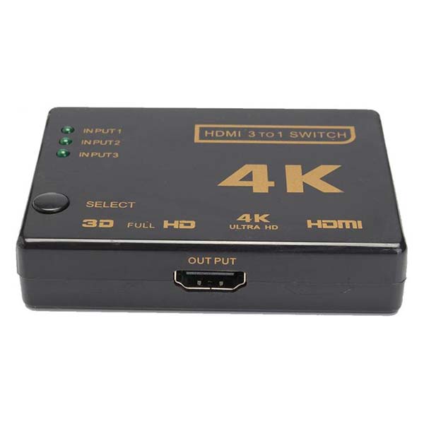 3PORT HDMI SWITCH 4K