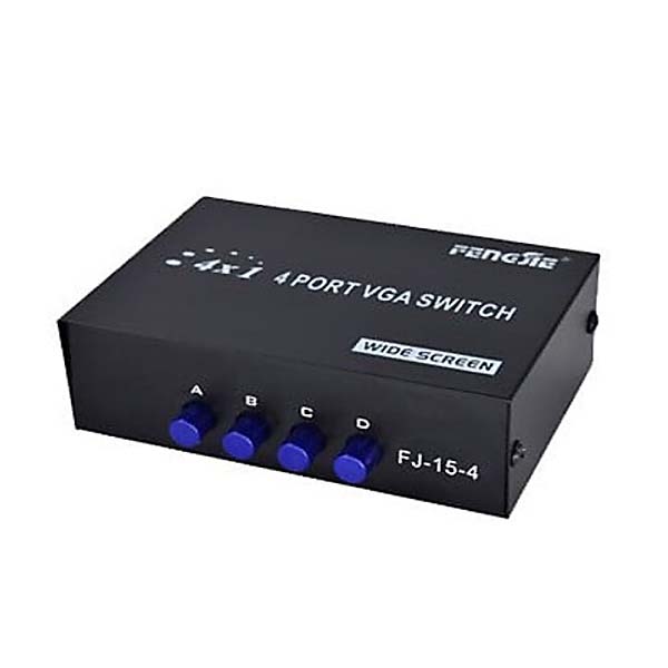 4 Port VGA Switch 4 in 1 Out