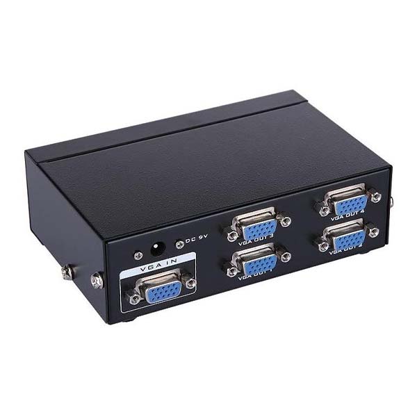 4 WAY VGA SPLTTER 350MHZ