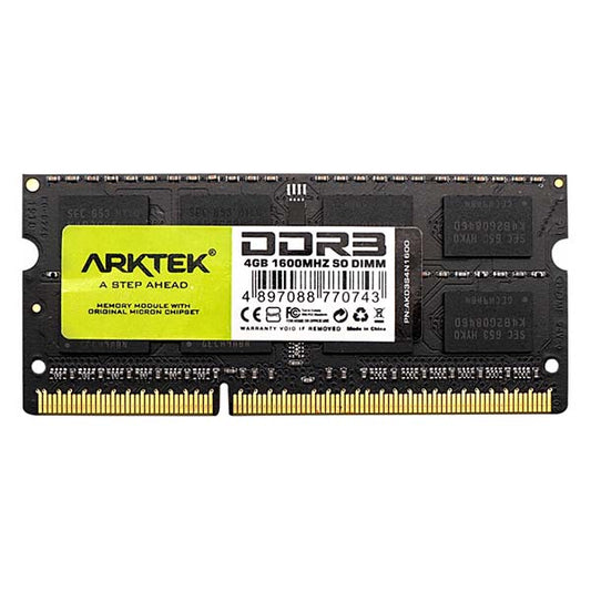 Arktek 4GB DDR3L-1600 1.35V SO-DIMM Memory