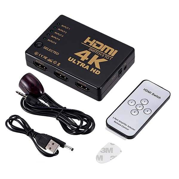 5 PORT HDMI SWITCH 4K