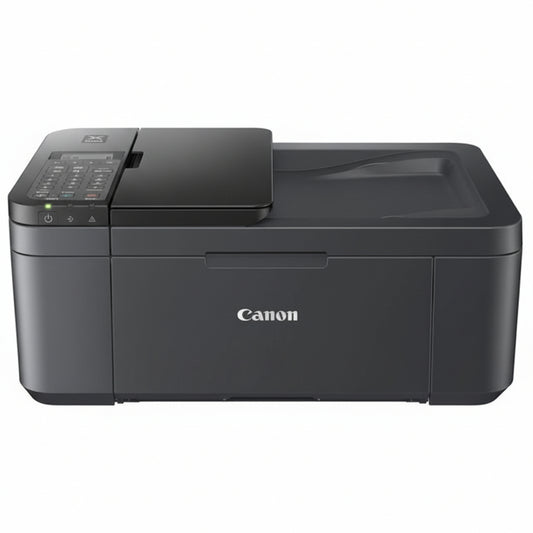 Front view of the Canon PIXMA TR4645 4-in-1 A4 multifunction printer.