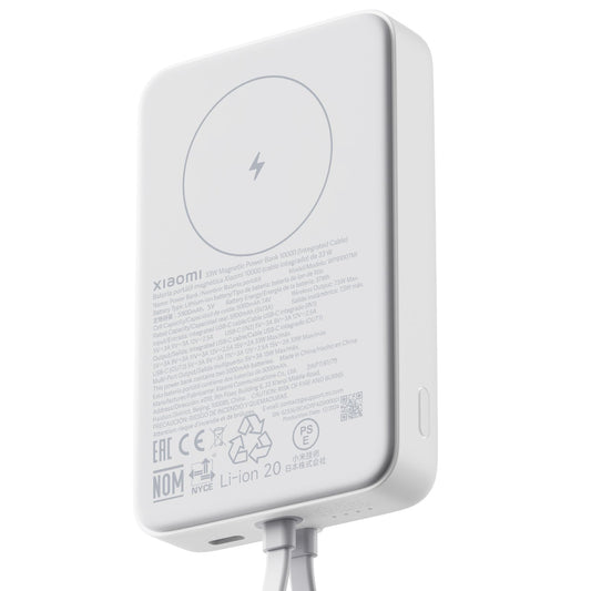 Xiaomi 33W Power Bank 10000mAh (Integrated Cable)-White