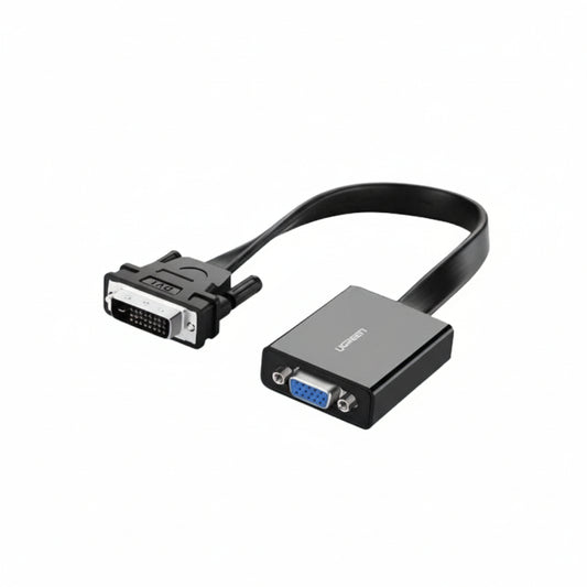 UGreen DVI-D 24+1 to VGA Active Video Adapter (Male to Female) – Black