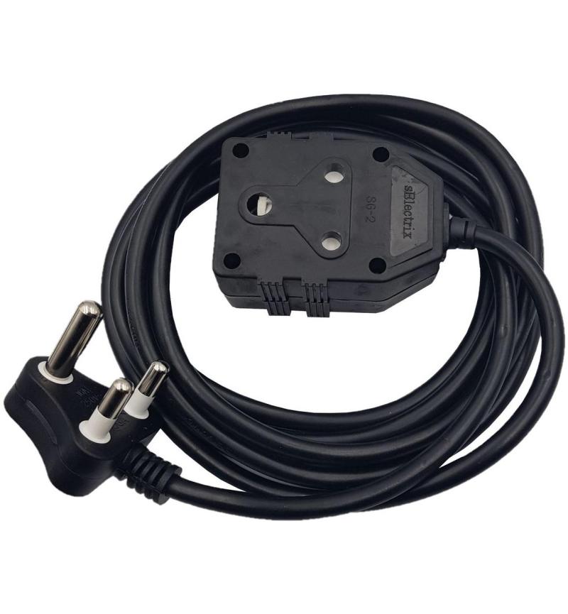 10M X 16A EXTENSION CORD BLACK