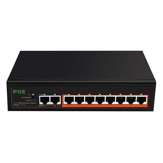 8PORT 10/100 POE+2PORT