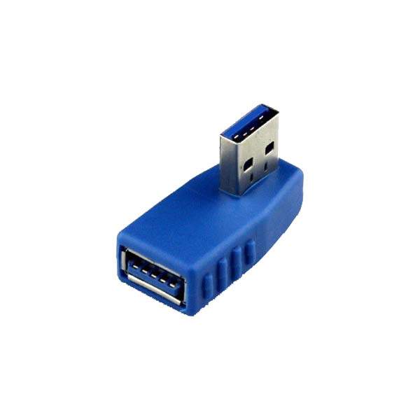 90 Degree USB 3 Male to Female Adapter