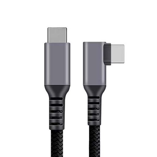 90 DEGREE CABLE C TO C 2M USB2 PD240W