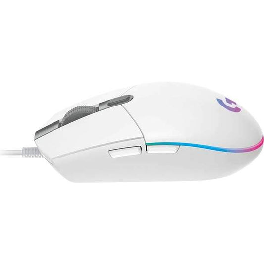Logitech Gaming G102 LightSync RGB Mouse 200DPI to 6000DPI adjustable optical sensor;White