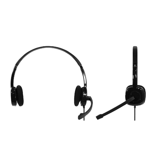 981-000589 - LOGITECH WIRED HEADSET H151 ANALOGUE BLACK 2 YEAR CARRY IN WARRANTY
