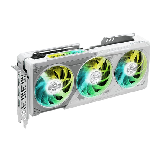 ASRock AMD Radeon RX 9070 XT Steel Legend 16GB Graphics Card