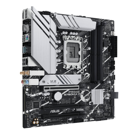 Asus motherboard on a white background