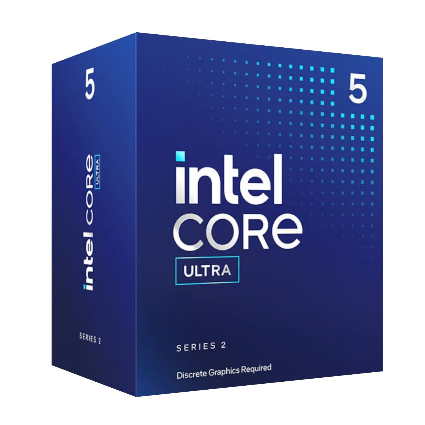 Intel Core Ultra Series 2 processor packaging on a white background