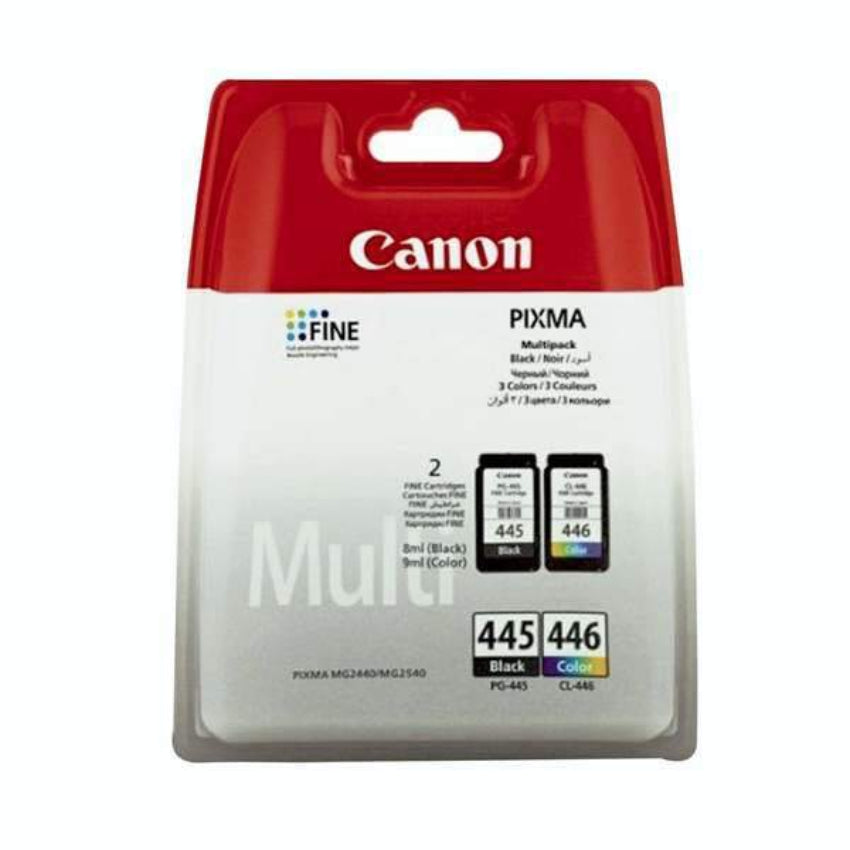 Canon PIXMA ink cartridge multipack packaging on a white background