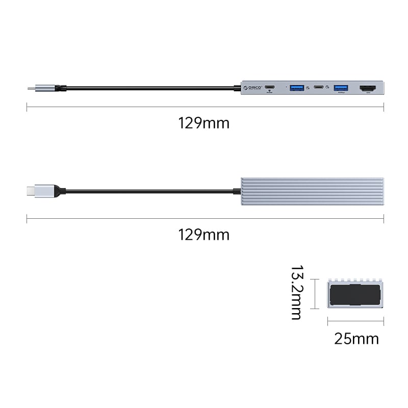 ORICO 5-in-1 Multifunction Type-C
Docking Station