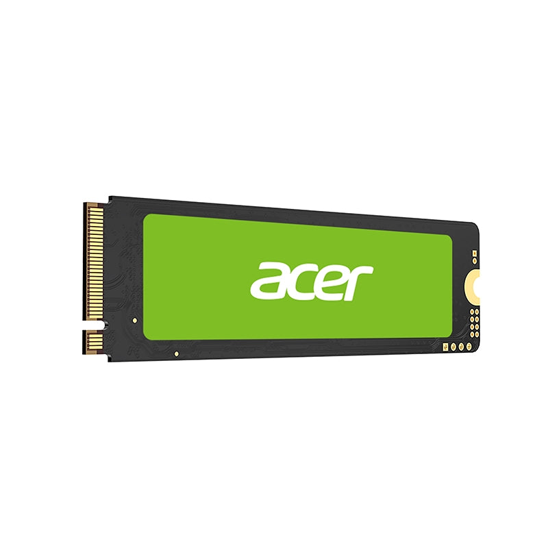 Acer FA100 2TB M.2 NVMe SSD with green label, PCIe Gen3 x4, 3300MB/s read speed.