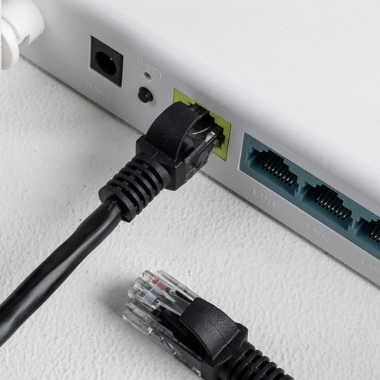 Gizzu Cat6 UTP Fly Lead Ethernet Network Cable 50cm – Black