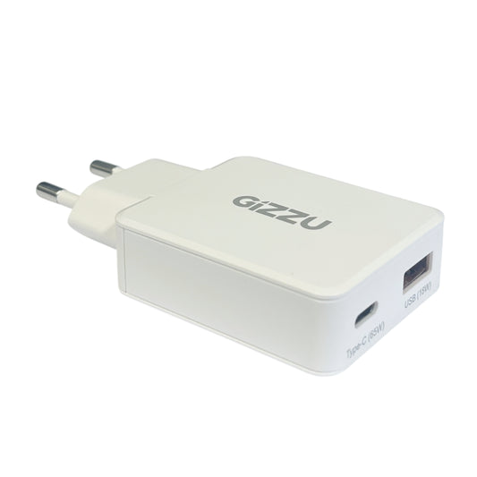 Gizzu 2-Port 65W GaN Wall Charger