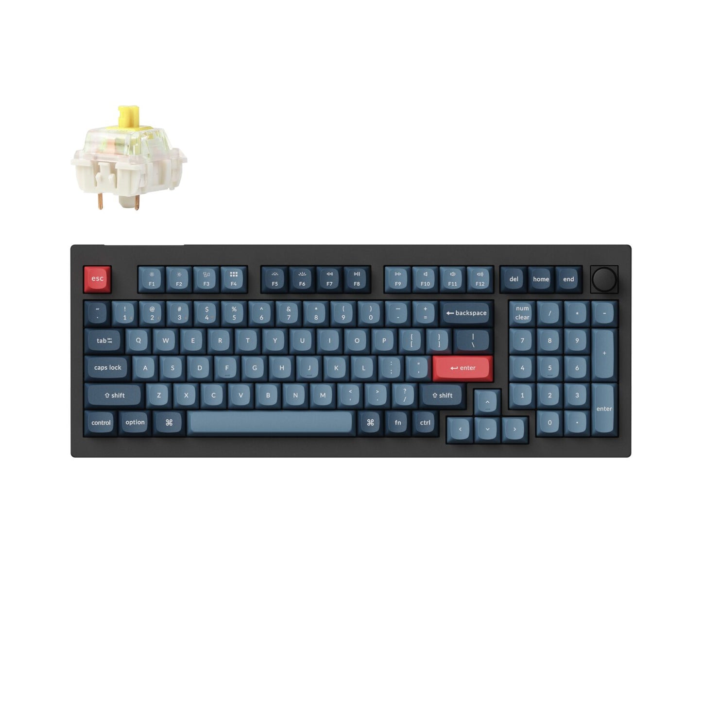 Keychron V5 Max Wireless Custom Keyboard - BANANA Switch