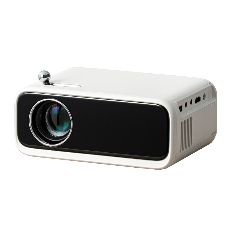 White projector on a white background