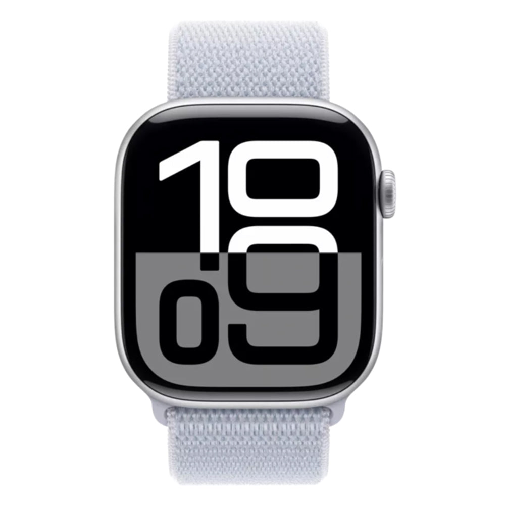 Apple Watch Series 10 GPS showing Always-On Retina OLED display