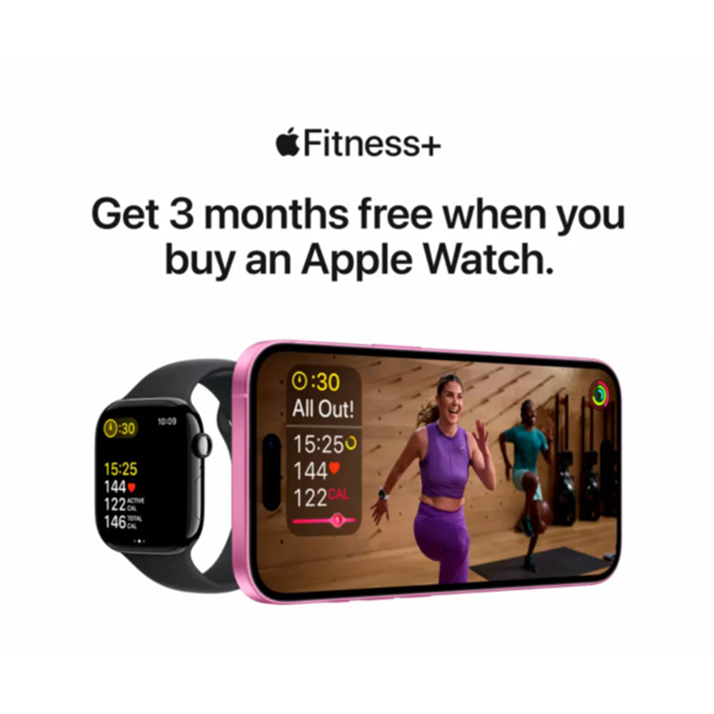 Close-up of Apple Watch Series 10 fitness and mindfulness tracking apps