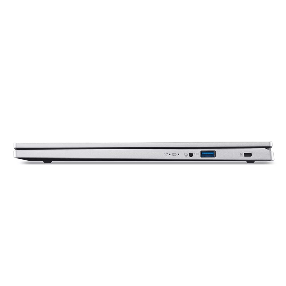 Acer Extensa 15 EX215-57 i5, 8GB RAM, 512GB SSD, 15.6-inch FHD display, side view with USB 3.0 and audio jack.