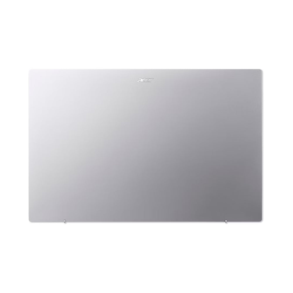 Silver Acer Extensa 15 EX215-57 laptop lid, closed.