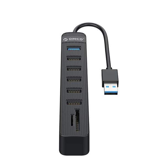 Orico USB3.0 to 1x USB 3.0 | 5x USB2.0 + SD|TF HUB BK