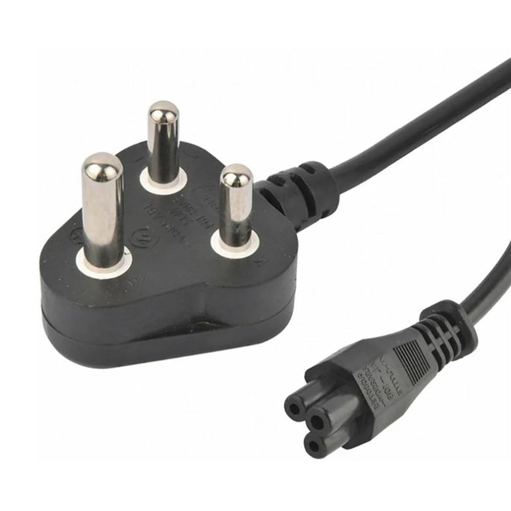 MicroWorld STD Clover power cable, 1.5m, black with Cloverleaf C5 connector.