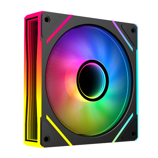 PCBuilder STORM PRISM 120mm ARGB Fan - Black