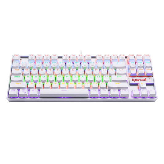 REDRAGON KUMARA Mechanical 87 Key|RGB Backlit Gaming Keyboard - White