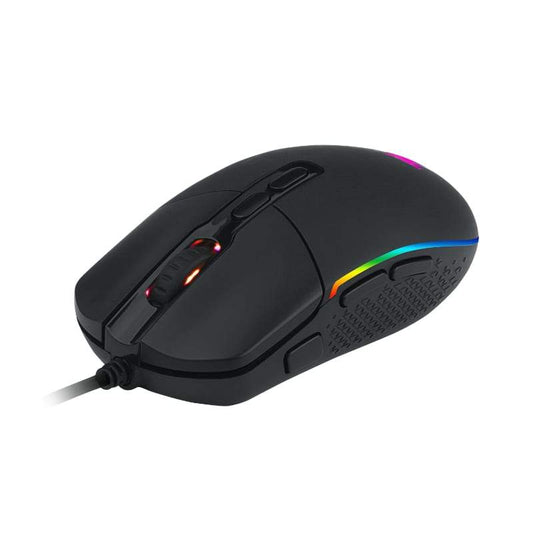 Redragon M719 INVADER RGB 10000 DPI Wired Optical Gaming Mouse - Black
