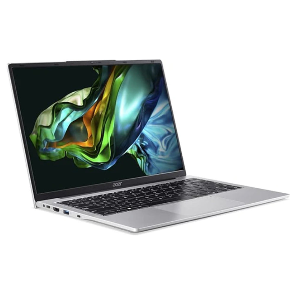 Acer Aspire Lite N100 14-inch laptop in silver, 8GB RAM, 256GB SSD, Windows 11 Home