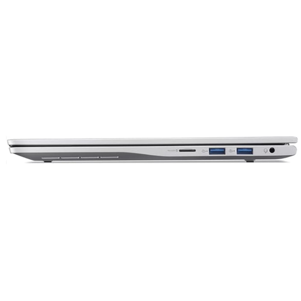 Acer Aspire Lite N100 14-inch laptop, 8GB RAM, 256GB SSD, Windows 11 Home, side view with USB ports