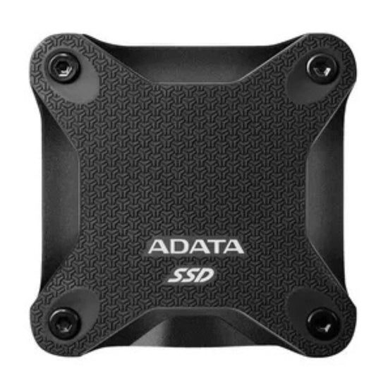 ADATA SD620 2TB External SSD – front view in black