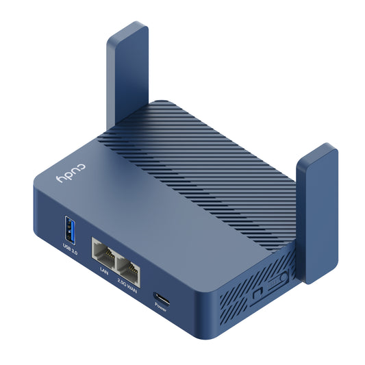 Cudy AX3000 2.5G Wi-Fi 6 Mini VPN Travel Router (TR3000)