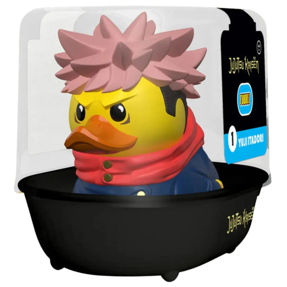 TUBBZ 1st Edition Jujutsu Kaisen Yuji Itadori Vinyl Duck Collectible Figure – Official Licensed Display Toy