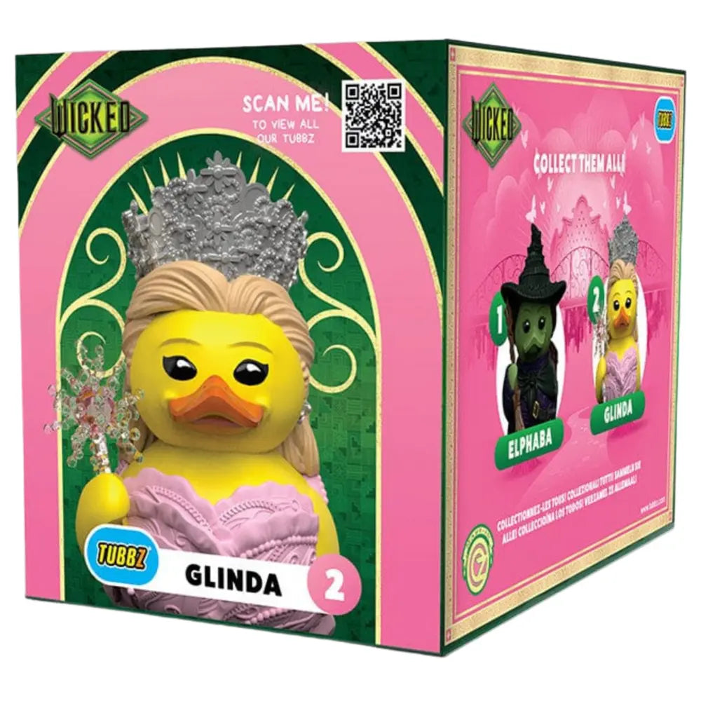 TUBBZ Boxed Wicked Glinda Vinyl Duck Collectible Figure – Official Licensed PVC Display Toy