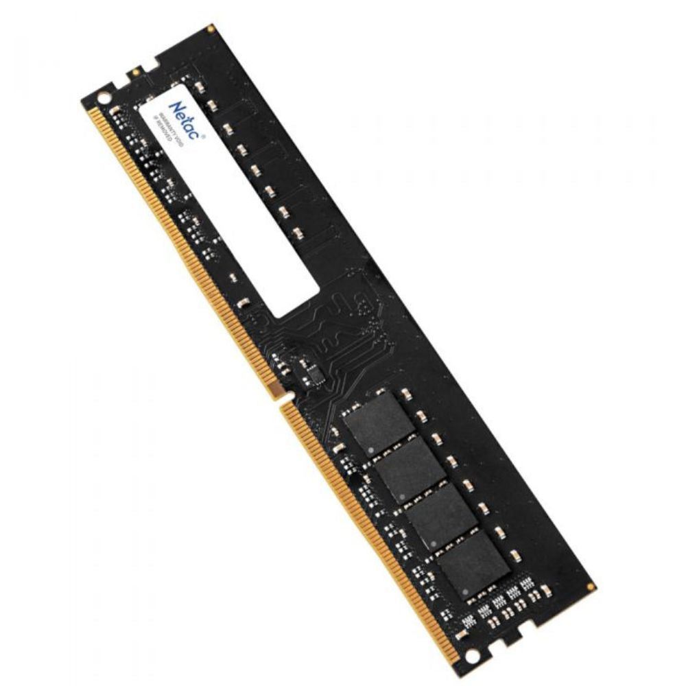 Netac NTBSD4P32SP-16 16GB DDR4 3200MHz UDIMM RAM module, high-performance with gold-edge contacts