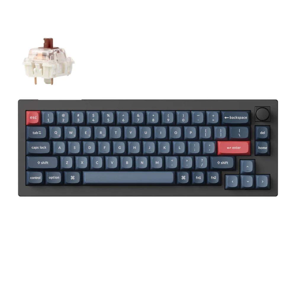Keychron V2 Max 65% RGB Mechanical Keyboard – Gateron Jupiter Brown