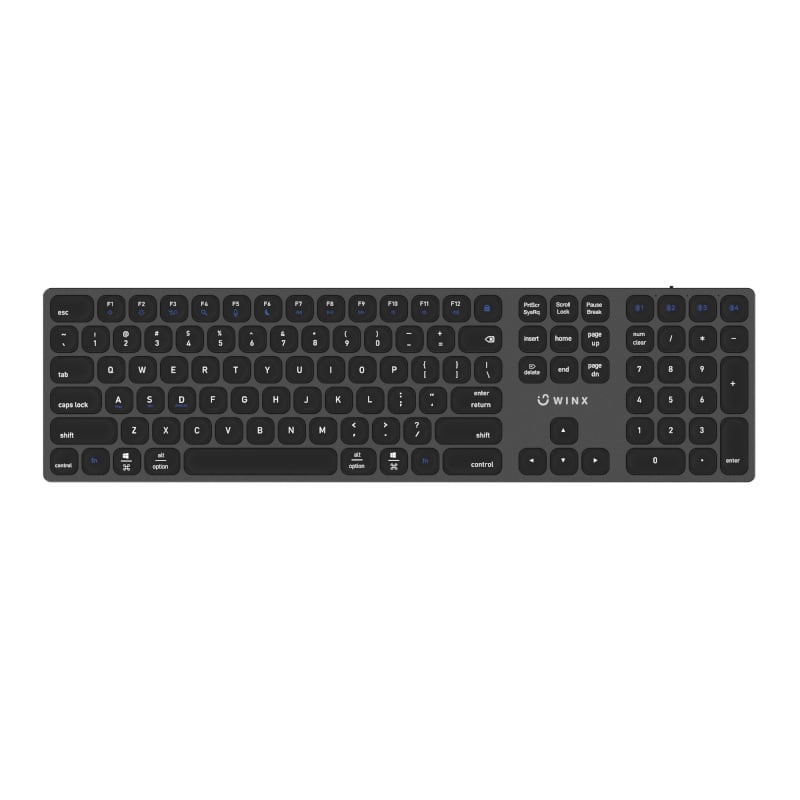 WINX Elite Wireless and Bluetooth Keyboard