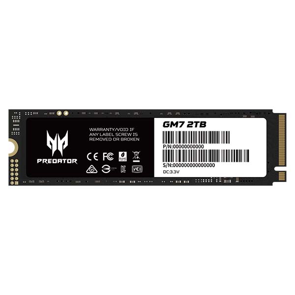 PREDATOR 2TB M.2 PCI-E 4.0 SSD