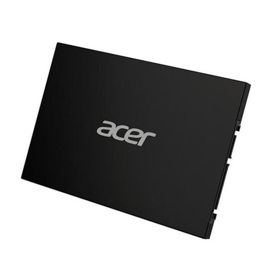 Black Acer 2.5" SATA SSD on a white background