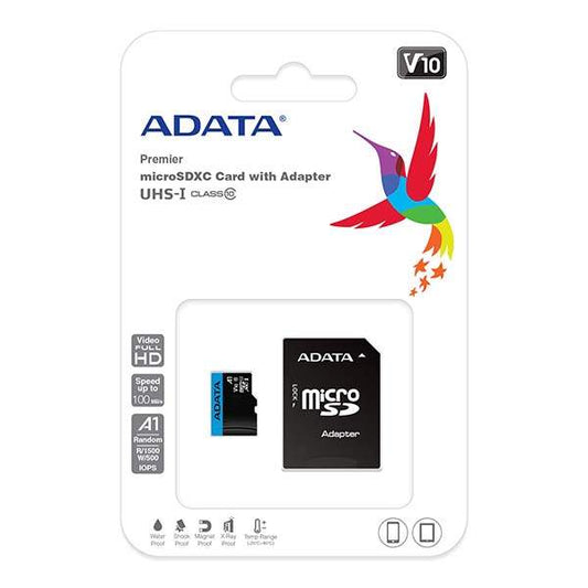 ADATA Premier 128GB Micro SD UHS-I Class 10 Memory Card