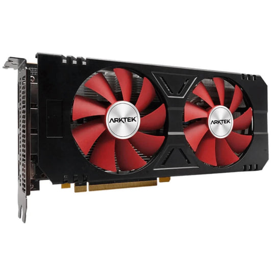 Arktek Radeon RX580 8GB GDDR5 Graphics Card – 256-bit, HDMI, DP, DVI, PCIe 3.0