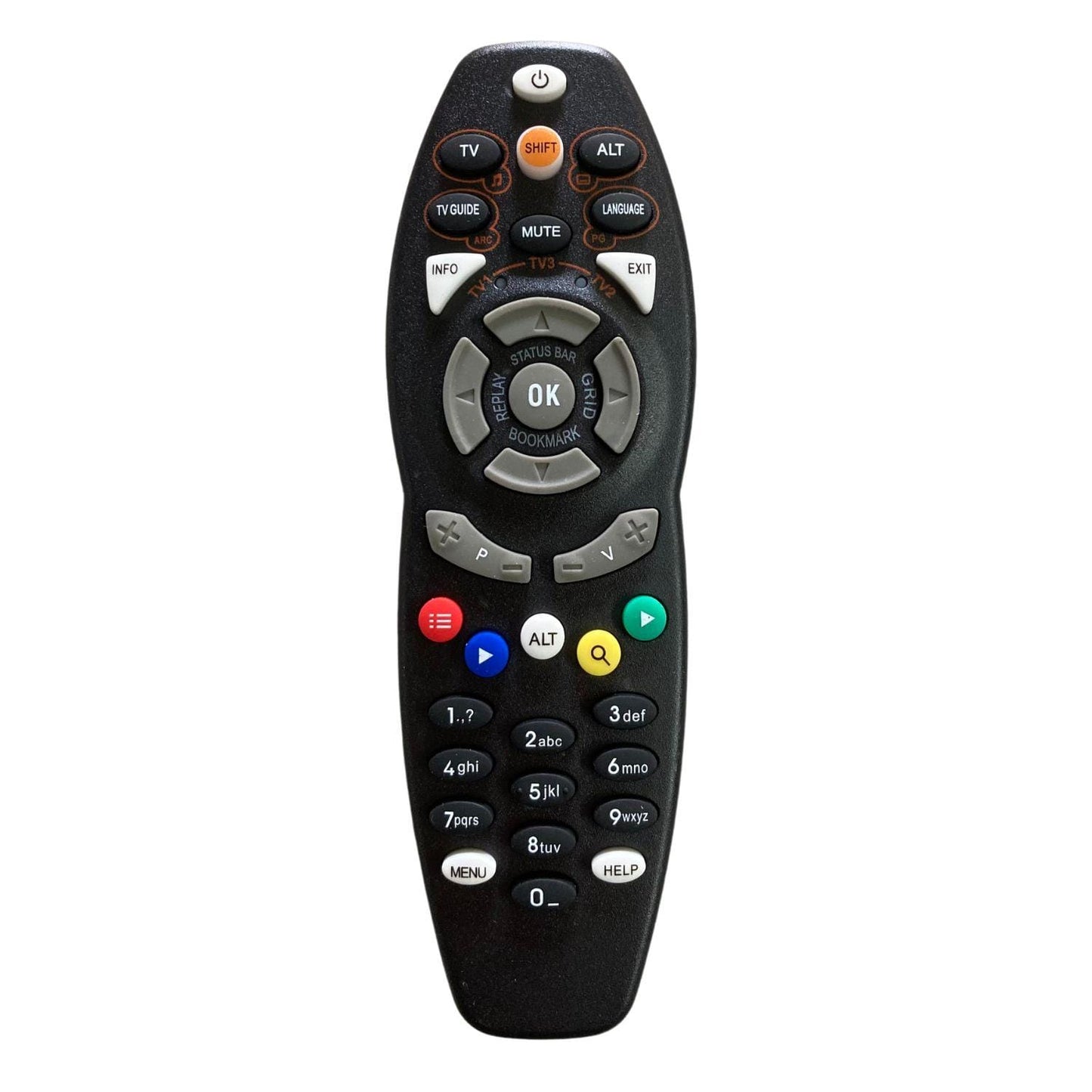 MicroWorld Compact DStv Universal Remote - Works with All DStv Decoders (Small & Lightweight)