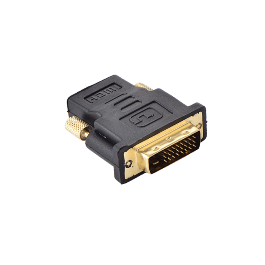 HDMI to DVI adapter on a transparent background
